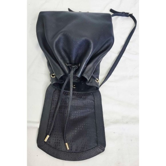 Kate Spade Womens Sinch Medium Backpack Black Leather main image 8